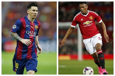 Martial xuất sắc ngang ngửa Lionel Messi ở tuổi 19