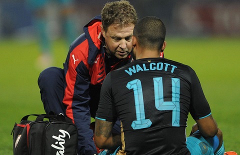 Bộ đôi tấn công của Arsenal nghỉ thi đấu 3 tuần