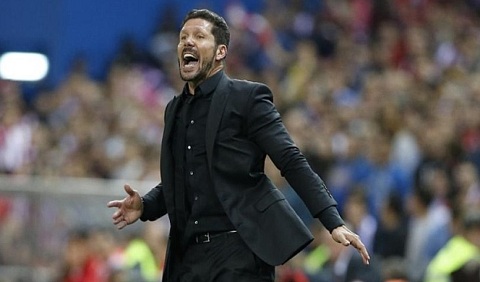 Simeone cay cú sau khi Atletico bị Real chia điểm tiếc nuối