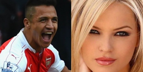 Ngoi sao Arsenal, Alexis Sanchez bi nham voi nu dien vien xinh dep hinh anh