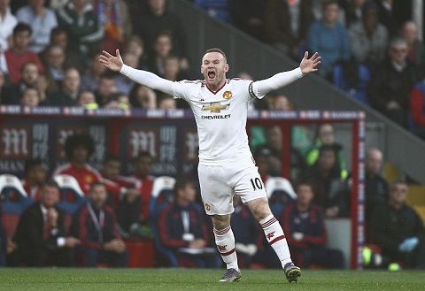 Rooney lập dấu ấn tồi tệ sau trận hòa Crystal Palace