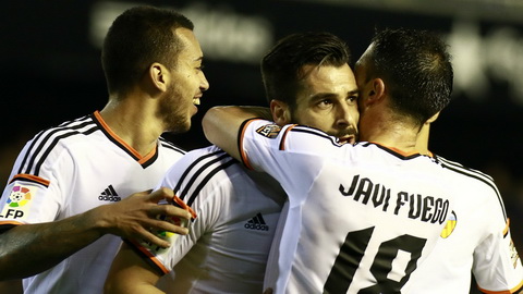 Video clip bàn thắng: Valencia 3-0 Levante (Vòng 10 La Liga 2015/2016)
