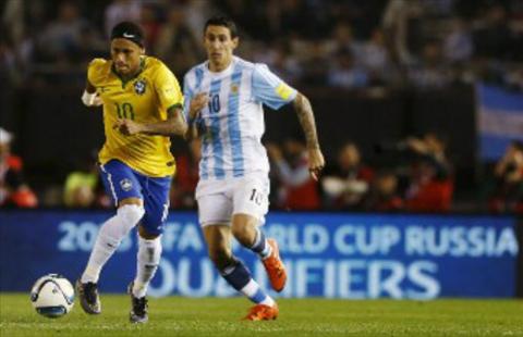 Video clip bàn thắng: Argentina 1-1 Brazil (Vòng loại World Cup 2018)