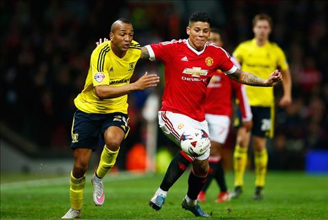 Marcos Rojo bác bỏ tin đồn bất hòa với Louis van Gaal