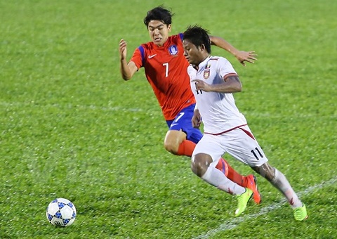 U21 Myanmar khong phai la doi du World Cup
