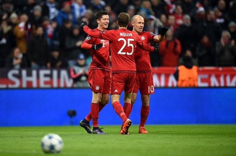 Video clip ban thang Bayern Munich 4-0 Olympiakos (Vong bang Champions League 201516) hinh anh