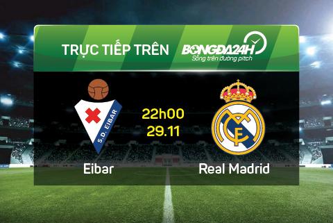 Eibar 0-2 Real Madrid (Kết thúc): Thắng lợi nhạt nhẽo