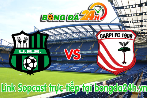 Link sopcast Sassuolo vs Carpi (21h00-0811) hinh anh