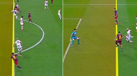 Barca mất oan bàn thắng hợp lệ trong trận hòa Deportivo