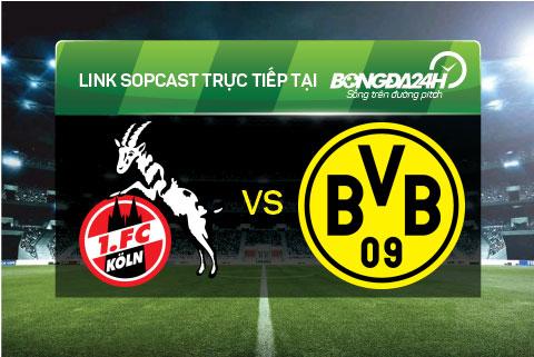 Link sopcast xem truc tiep Cologne vs Dortmund (21h30-1912) hinh anh