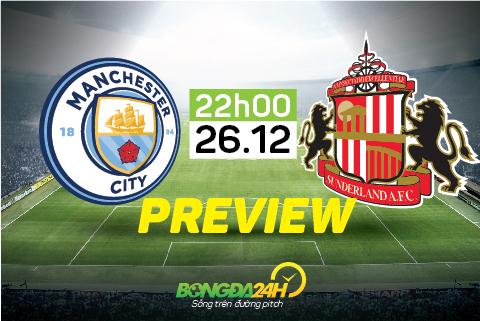 Man City vs Sunderland (22h ngày 26/12): “Mèo đen” hứng cơn thịnh nộ