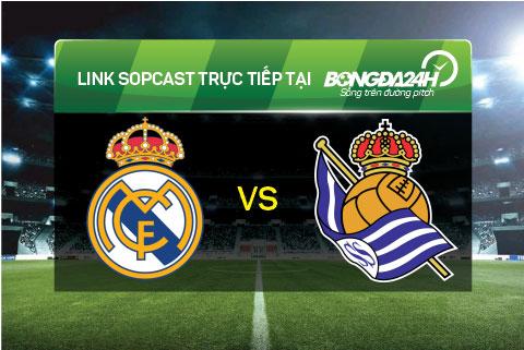 Link sopcast xem truc tiep Real Madrid vs Sociedad (22h00-3112) hinh anh