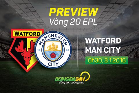 Watford vs Man City (0h30 ngày 3/1): Vượt khó dù không có Kompany