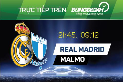 Real Madrid 8-0 Malmo (Kết thúc): Ronaldo lập poker, Los Blancos thắng hủy diệt