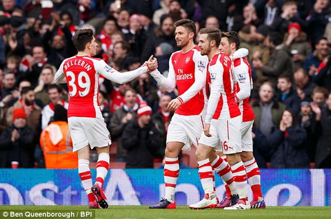 Phản công siêu hạng, dàn Pháo thủ gầm vang trên trận địa Emirates