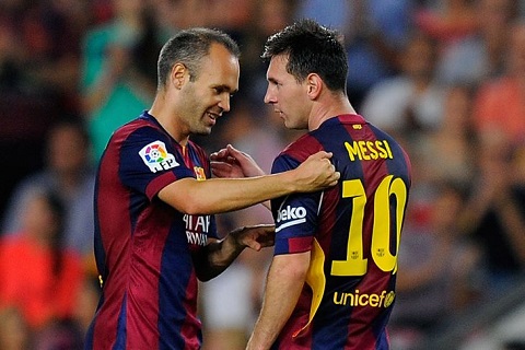 Messi lap ky luc kien tao Tam biet Xavi va Iniesta hinh anh