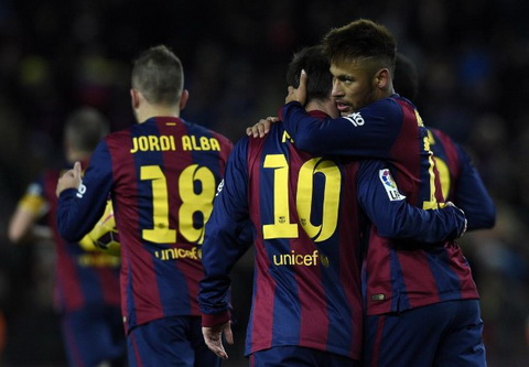 Video ban thang Barcelona 3-2 Villarreal (Vong 21 La Liga 2014-2015) hinh anh