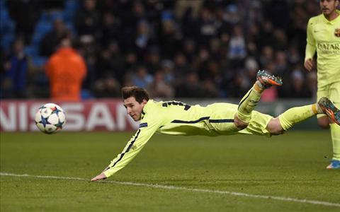 Lionel Messi lap ky luc xau trong ngay Barca ha dep Man City hinh anh