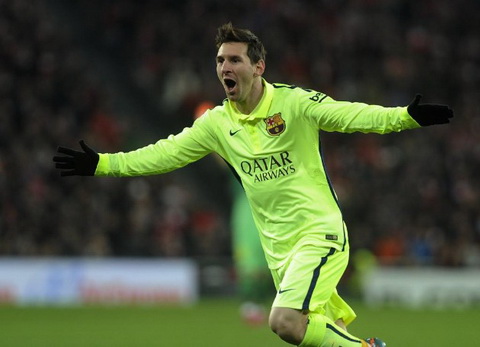 Lionel Messi lap ky luc trong ngay Barca ha nhuc Bilbao hinh anh