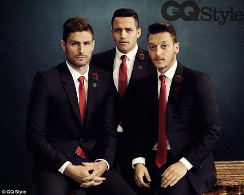 Dàn sao Arsenal lịch lãm như quý ông trên tạp chí
