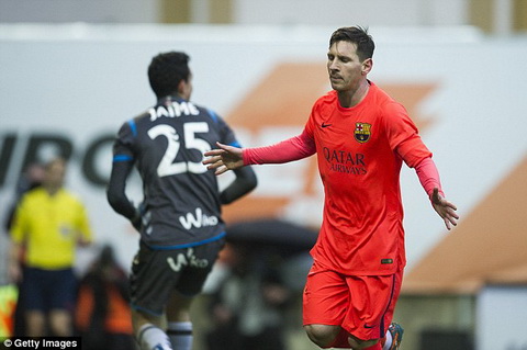 Eibar 0-2 Barcelona Sieu nhan Messi hinh anh 2