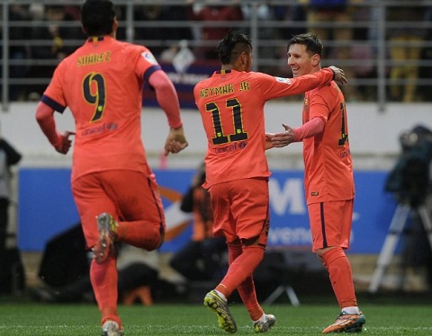 Eibar 0-2 Barcelona Sieu nhan Messi hinh anh