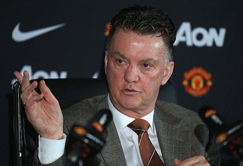 HLV Van Gaal cua M.U hinh anh