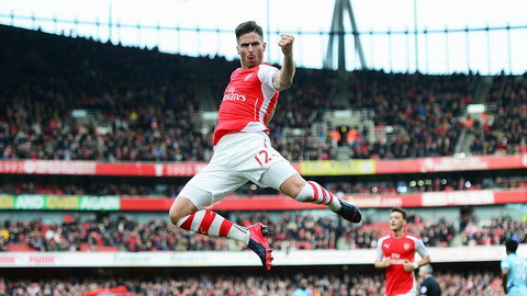 Pháo thủ Arsenal ung dung bắn gẫy búa tạ West Ham trên trận địa Emirates