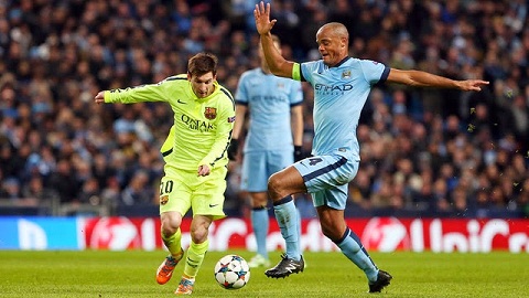 Truoc them tran Barca vs Man City The Citizens phai co lap Messi hinh anh