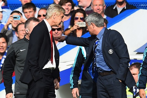 Mourinho va Wenger hinh anh