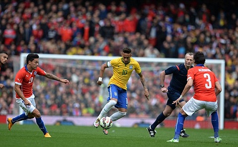 Brazil 1-0 Chile: Firmino trở thành cứu tinh của Selecao