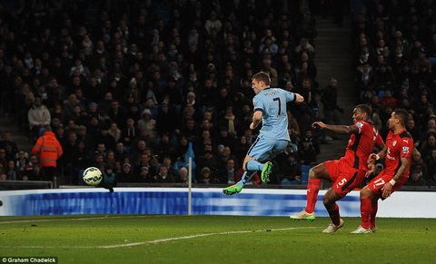 Video bàn thắng: Man City 2-0 Leicester (Vòng 28 Premier League 2014-2015)
