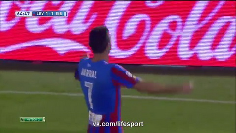 Video bàn thắng: Levante 2-1 Eibar (Vòng 26 La Liga 2014-2015)