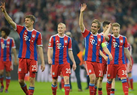 Bayern Munich vô địch Bundesliga 2014-2015 sớm 4 vòng đấu
