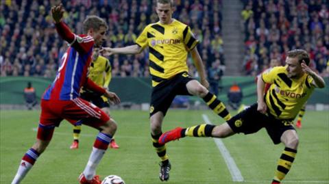 Video ban thang Bayern Munich 1-1 (pen 0-2) Dortmund (Ban ket cup Quoc gia Duc) hinh anh