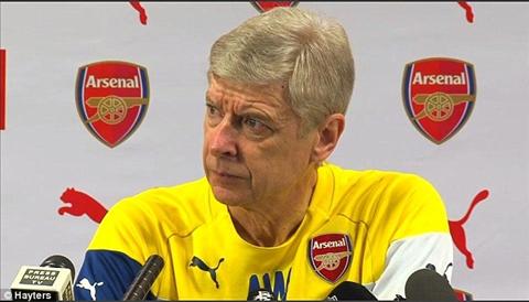 Arsene Wenger phủ nhận thông tin Arsenal hỏi mua Sterling