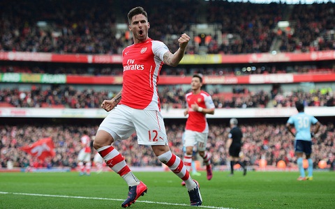 Olivier Giroud truoc co hoi di vao lich su Arsenal hinh anh