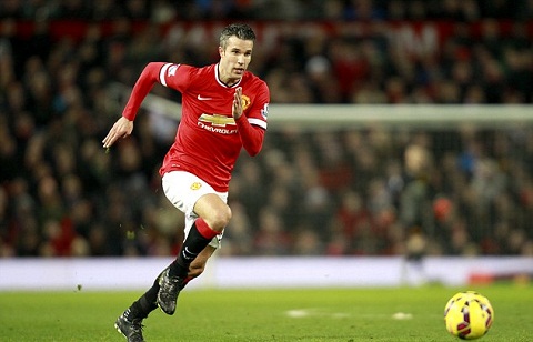 Van Persie tro lai trong tran derby Manchester hinh anh