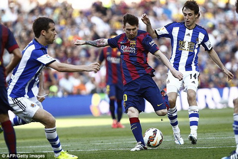 Truc tiep bong da Barcelona vs Real Sociedad vong 36 La Liga 201415 hinh anh 3