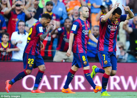 Video ban thang Barcelona 2-0 Real Sociedad (Vong 36 La Liga 2014-2015) hinh anh