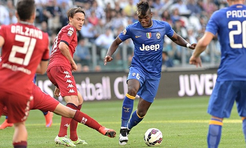 Tien ve Paul Pogba cua Juventus san sang da chinh trong tran gap Real hinh anh