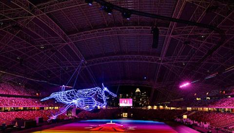 Số máy chiếu cho lễ khai mạc SEA Games 28 nhiều hơn cả Olympic Bắc Kinh