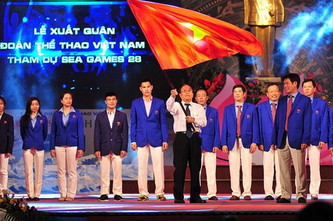 the thao viet nam xuat quan tai Sea Games 28