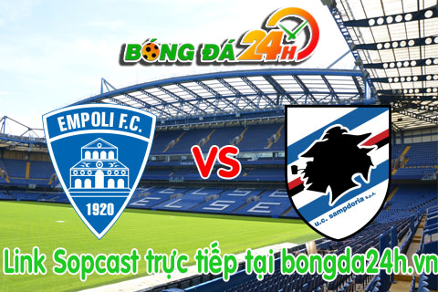Link sopcast Empoli vs Sampdoria (17h30-2405) hinh anh