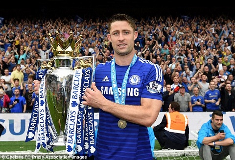 Gary Cahill Chelsea co the vo dich Premier League 201516 hinh anh