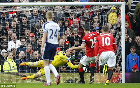MU 0-1 West Brom (Kết thúc): Van Persie sút hỏng 11m, "Quỷ đỏ" chết bạc nhược