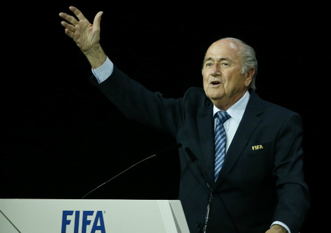 NONG Sepp Blatter tai dac cu Chu tich FIFA nhiem ky thu 5 lien tiep hinh anh