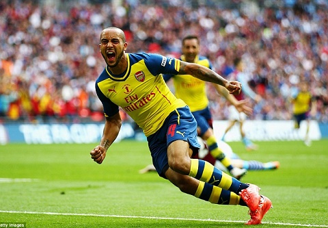 Walcott thăng hoa ở Arsenal: Sự trở lại của “báu vật Anh quốc”