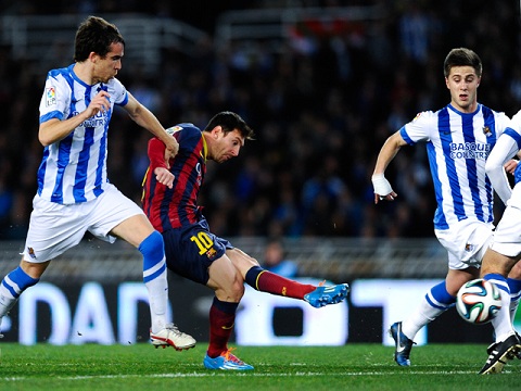 23h00 95 Barcelona vs Sociedad vong 36 La Liga hinh anh