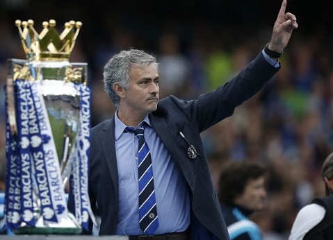 Chelsea vo dich Premier League Mourinho ngan nhat Man City hinh anh